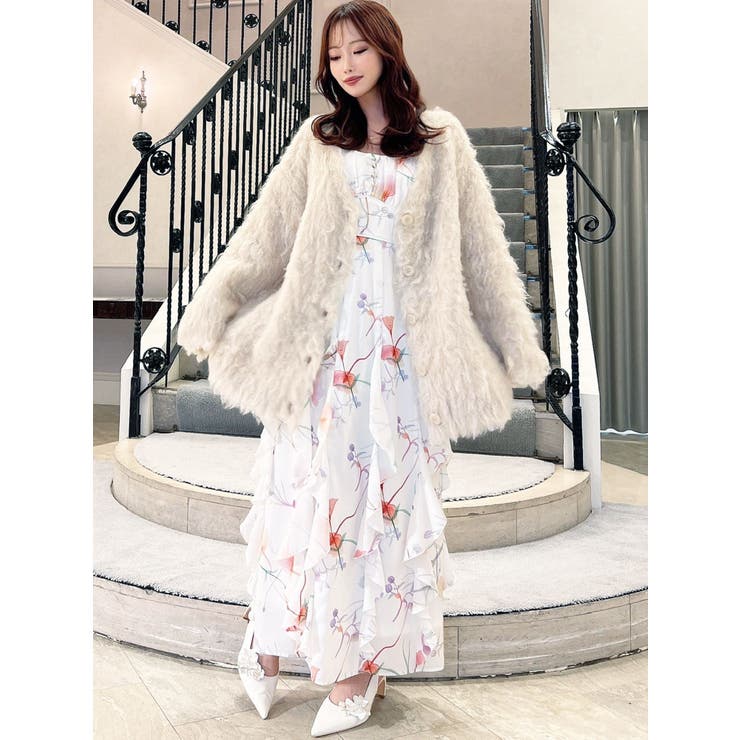 【memorif.】フラワーラッフルアンサンブルキャミワンピース | RESEXXY | 詳細画像27 