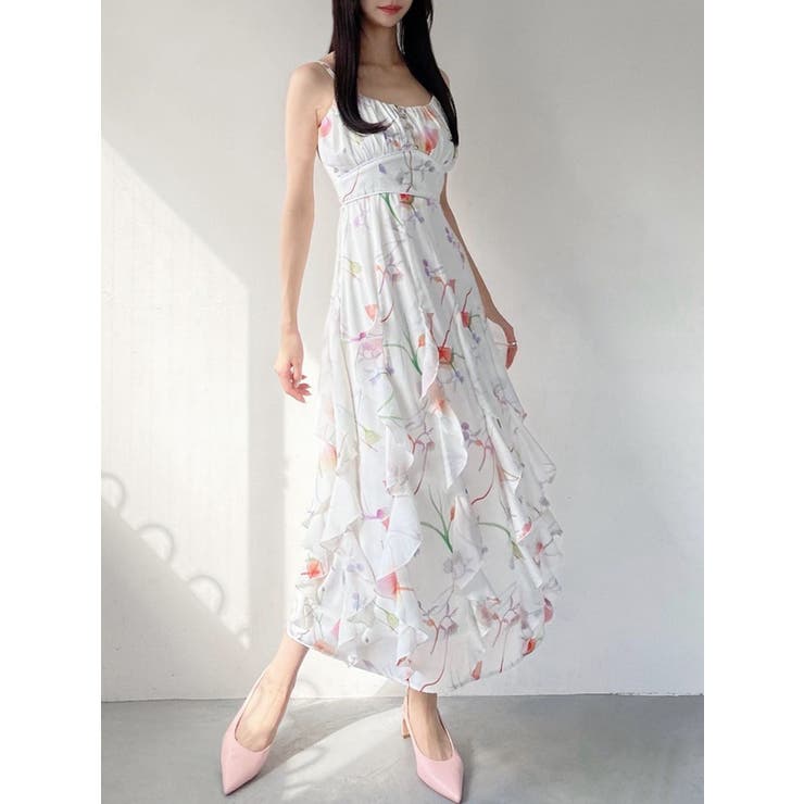 【memorif.】フラワーラッフルアンサンブルキャミワンピース | RESEXXY | 詳細画像28 