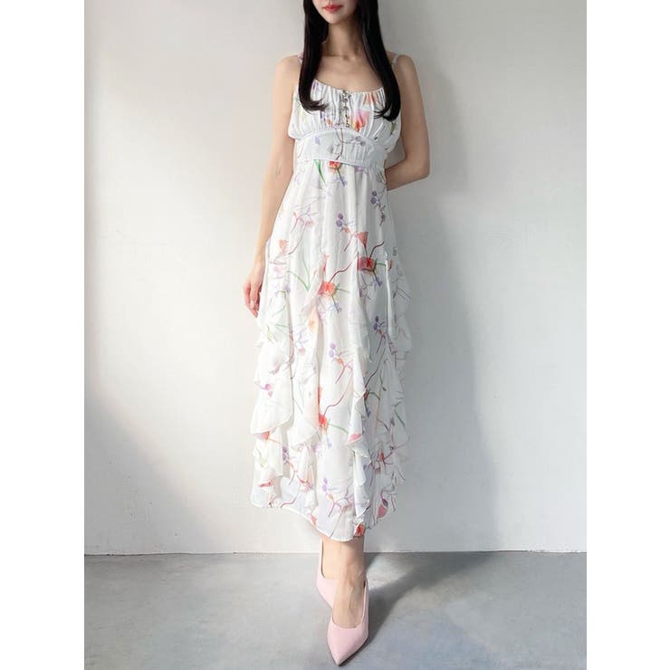 【memorif.】フラワーラッフルアンサンブルキャミワンピース | RESEXXY | 詳細画像29 