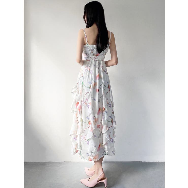 【memorif.】フラワーラッフルアンサンブルキャミワンピース | RESEXXY | 詳細画像30 