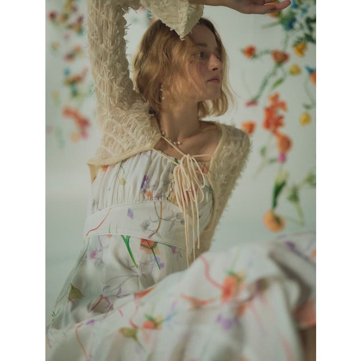 【memorif.】フラワーラッフルアンサンブルキャミワンピース | RESEXXY | 詳細画像35 