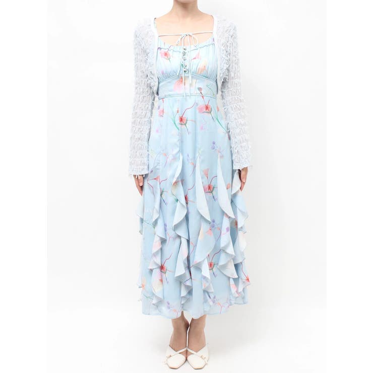 【memorif.】フラワーラッフルアンサンブルキャミワンピース | RESEXXY | 詳細画像37 