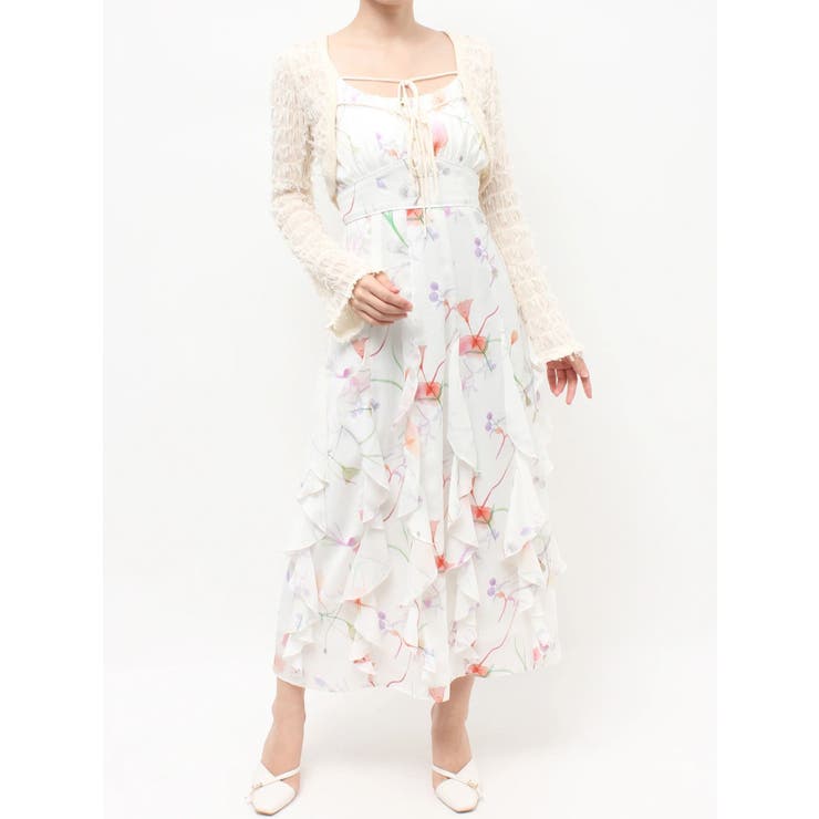 【memorif.】フラワーラッフルアンサンブルキャミワンピース | RESEXXY | 詳細画像49 