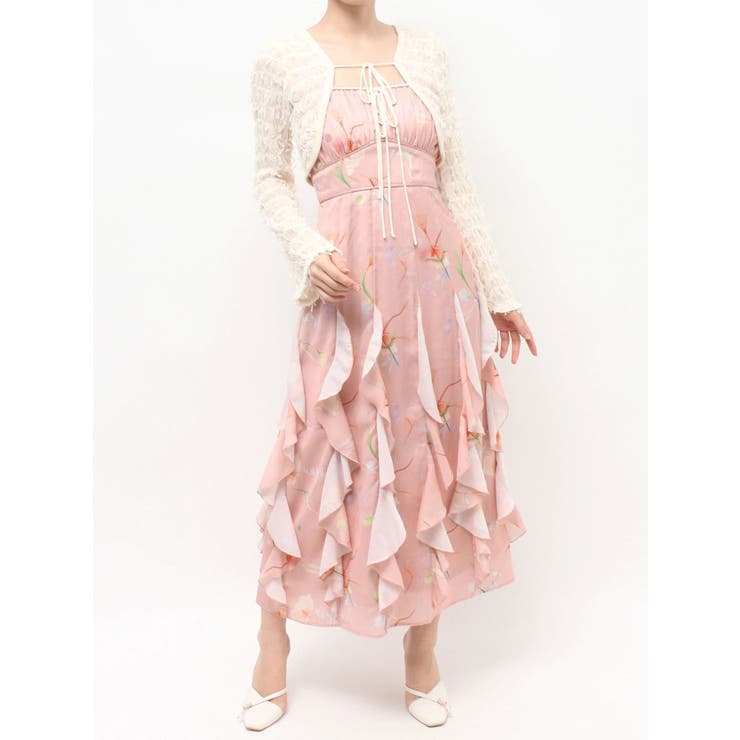 【memorif.】フラワーラッフルアンサンブルキャミワンピース | RESEXXY | 詳細画像50 