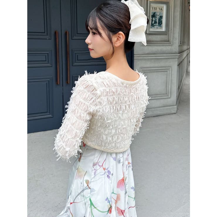 【memorif.】フラワーラッフルアンサンブルキャミワンピース | RESEXXY | 詳細画像6 