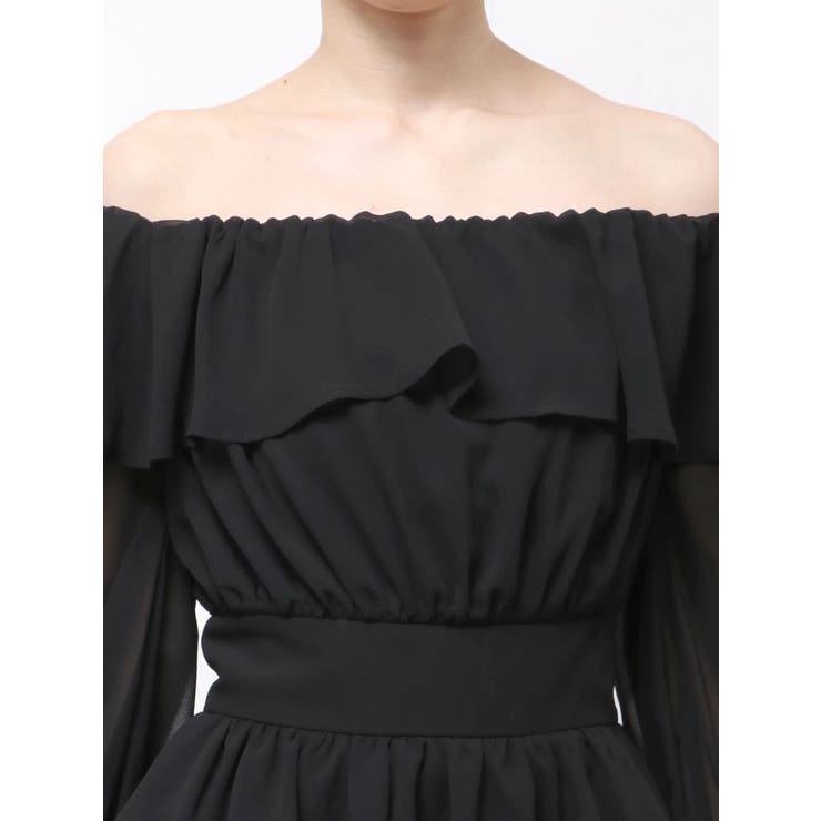 オフショルシフォンミニワンピース | RESEXXY | 詳細画像19 