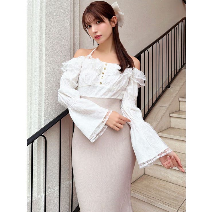 レースドッキングマーメイドニットワンピース | RESEXXY | 詳細画像11 