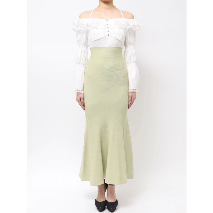 レースドッキングマーメイドニットワンピース | RESEXXY | 詳細画像17 