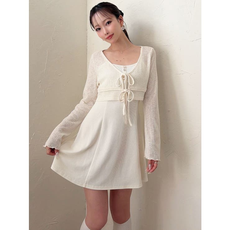 カットアンサンブルミニワンピース | RESEXXY | 詳細画像32 