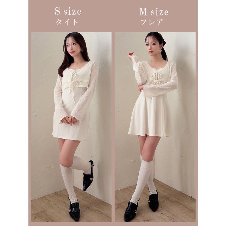 カットアンサンブルミニワンピース | RESEXXY | 詳細画像6 