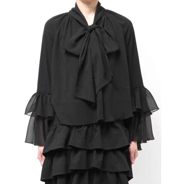 ワイドスリーブラッフルボリュームブラウス | RESEXXY | 詳細画像14 
