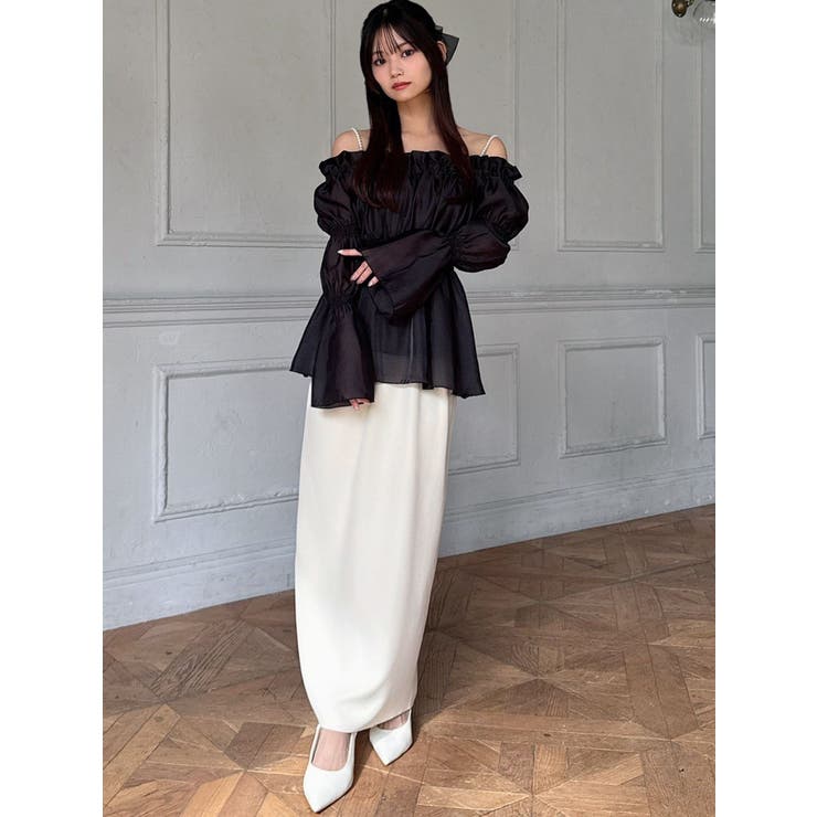 ボリュームギャザーオフショルブラウス | RESEXXY | 詳細画像18 