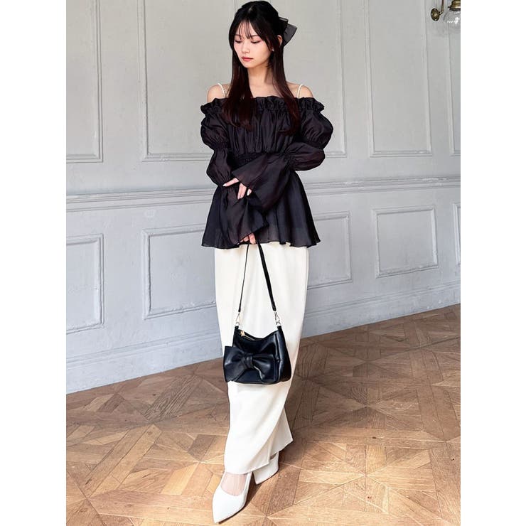 ボリュームギャザーオフショルブラウス | RESEXXY | 詳細画像19 