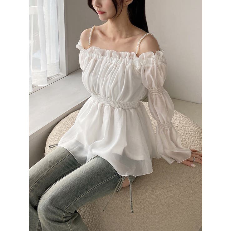 ボリュームギャザーオフショルブラウス | RESEXXY | 詳細画像2 