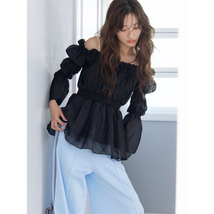 ボリュームギャザーオフショルブラウス | RESEXXY | 詳細画像20 