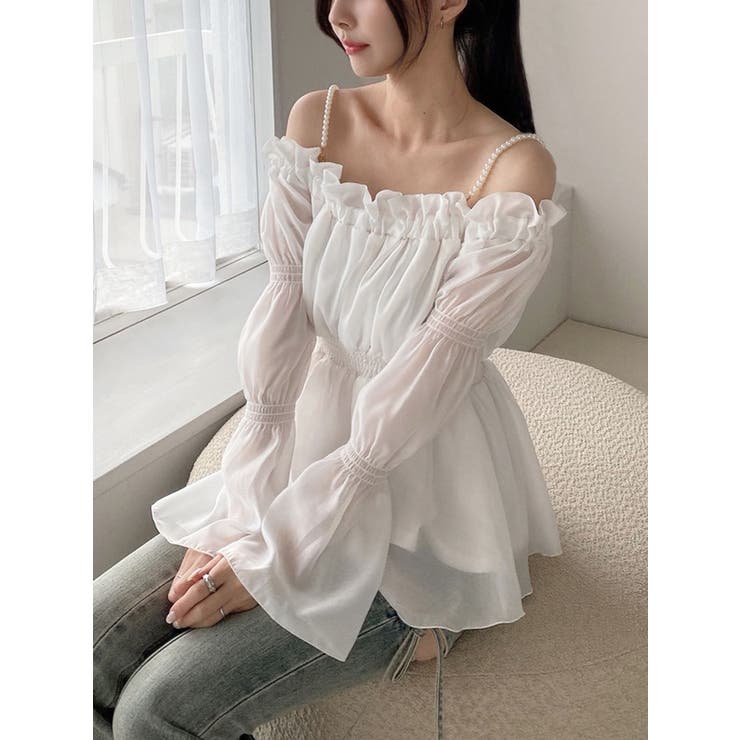 ボリュームギャザーオフショルブラウス | RESEXXY | 詳細画像3 