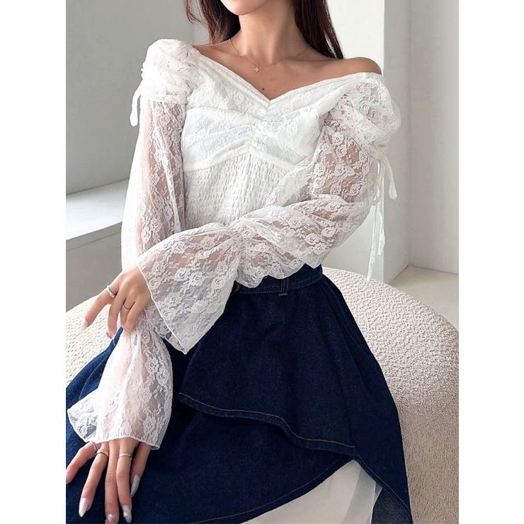 レイヤードオフショルブラウス | RESEXXY | 詳細画像1 