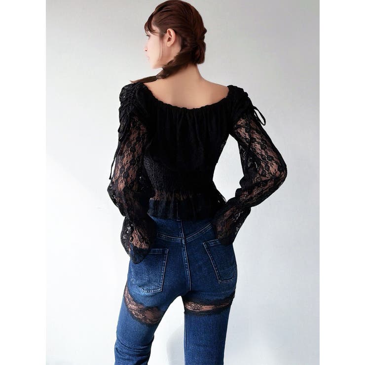 レイヤードオフショルブラウス | RESEXXY | 詳細画像12 