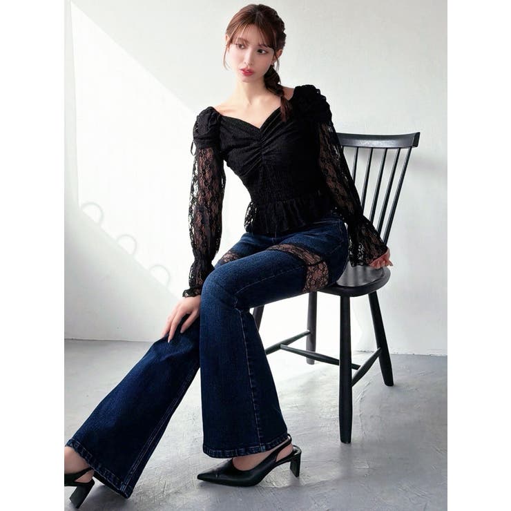 レイヤードオフショルブラウス | RESEXXY | 詳細画像14 