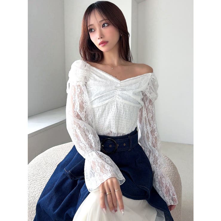 レイヤードオフショルブラウス | RESEXXY | 詳細画像3 