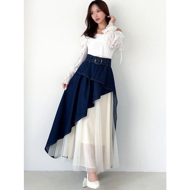 レイヤードオフショルブラウス | RESEXXY | 詳細画像6 