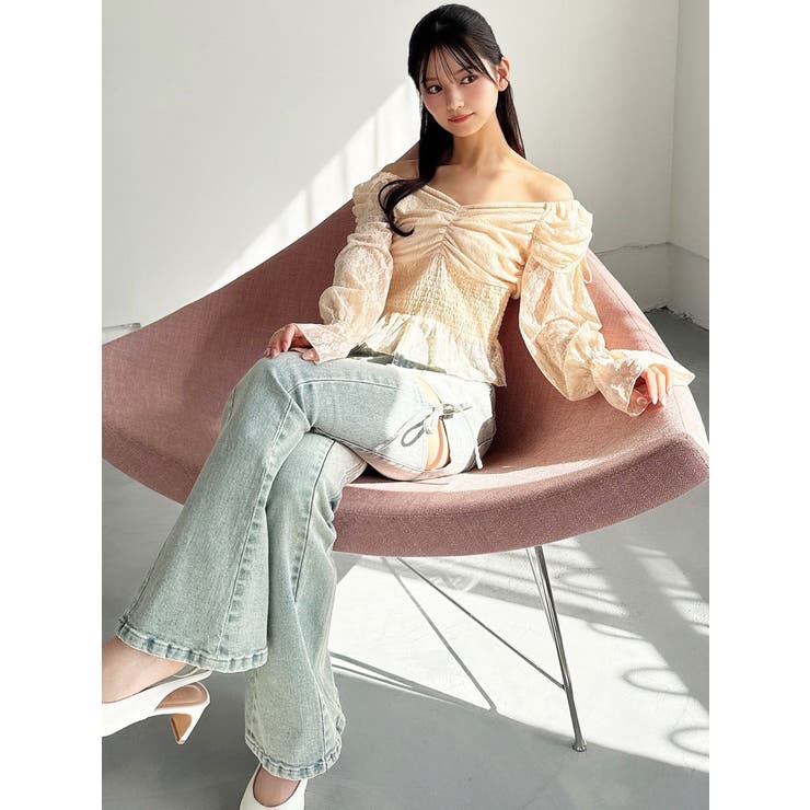 レイヤードオフショルブラウス | RESEXXY | 詳細画像9 