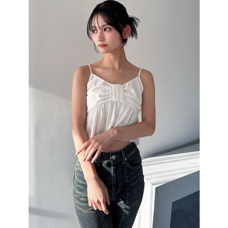 リボンペプラムキャミ 【セットアップ着用可能】 | RESEXXY | 詳細画像14 