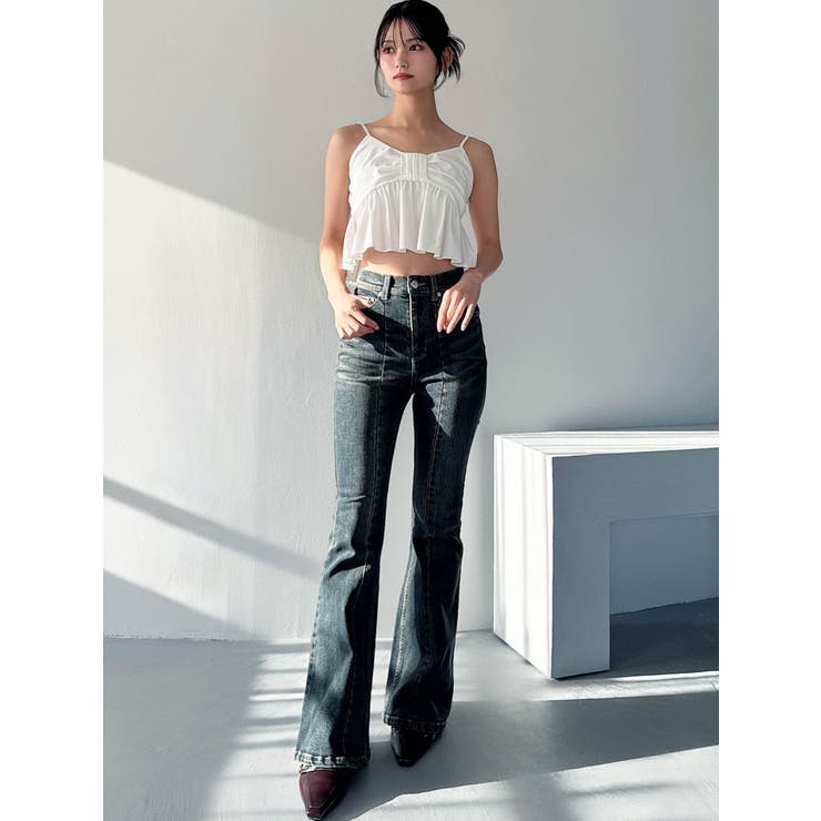 リボンペプラムキャミ 【セットアップ着用可能】 | RESEXXY | 詳細画像16 