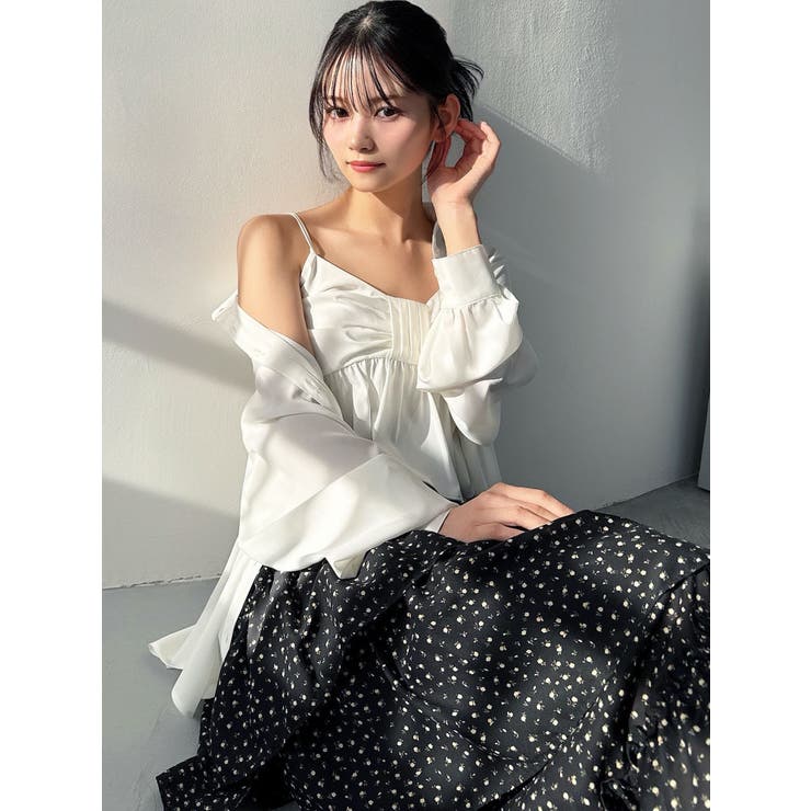 リボンペプラムキャミ 【セットアップ着用可能】 | RESEXXY | 詳細画像18 