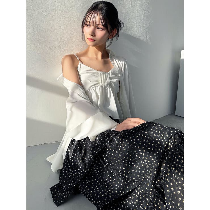 リボンペプラムキャミ 【セットアップ着用可能】 | RESEXXY | 詳細画像19 