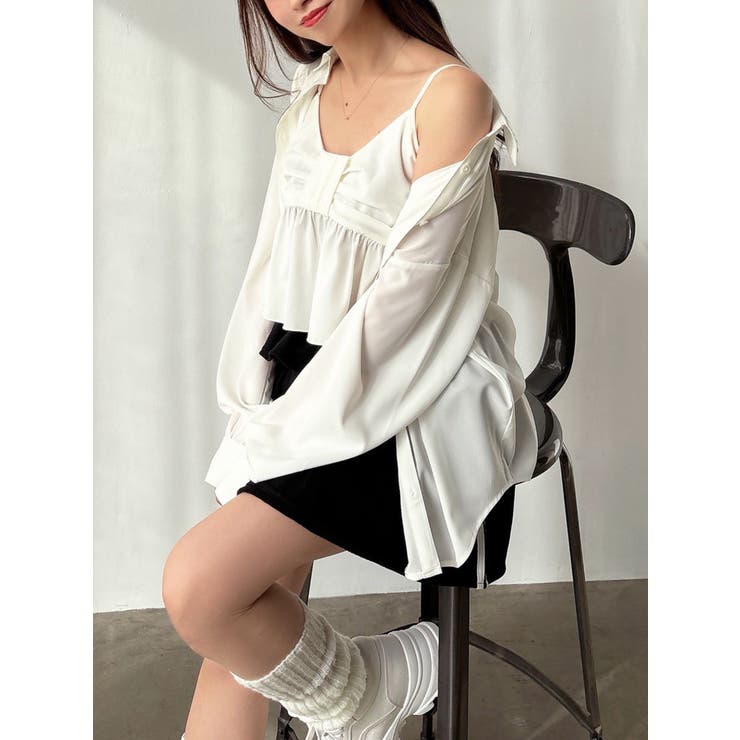 リボンペプラムキャミ 【セットアップ着用可能】 | RESEXXY | 詳細画像20 