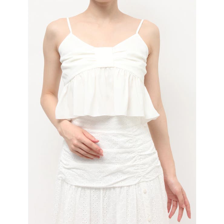 リボンペプラムキャミ 【セットアップ着用可能】 | RESEXXY | 詳細画像36 