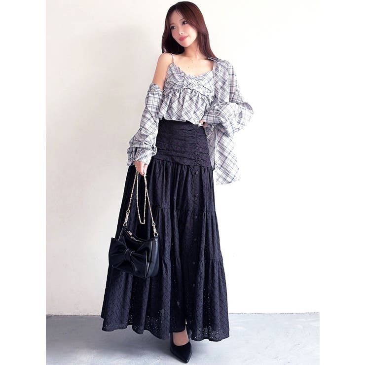 リボンペプラムキャミ 【セットアップ着用可能】 | RESEXXY | 詳細画像8 