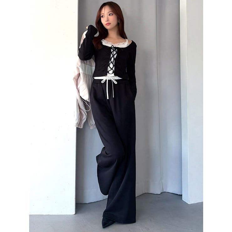 レイヤードスウェットパンツ | RESEXXY | 詳細画像3 