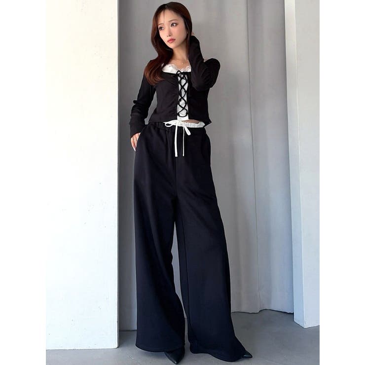 レイヤードスウェットパンツ | RESEXXY | 詳細画像4 