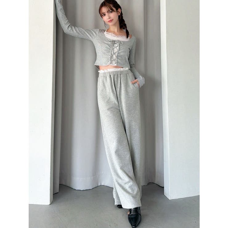 レイヤードスウェットパンツ | RESEXXY | 詳細画像9 