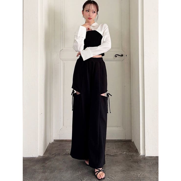 サイドリボンスウェットパンツ【セットアップ着用可能】 | RESEXXY | 詳細画像3 