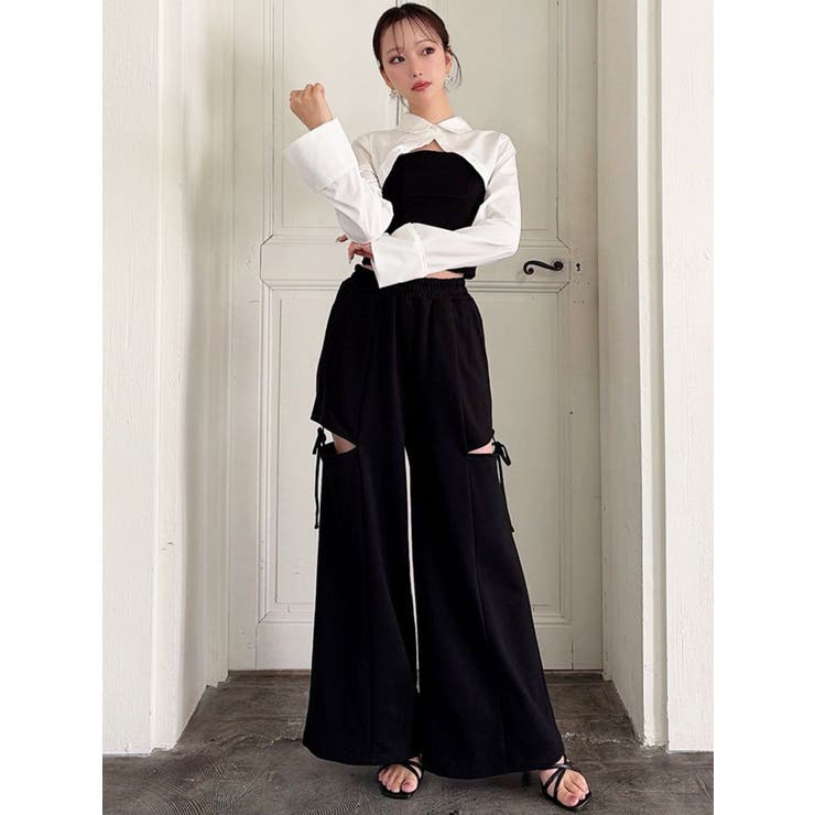 サイドリボンスウェットパンツ【セットアップ着用可能】 | RESEXXY | 詳細画像4 