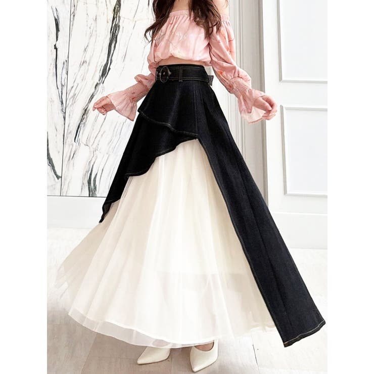 ブラック | チュールボリュームスカート | RESEXXY