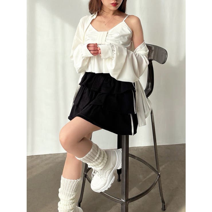 ボリュームフレアミニスカート【セットアップ着用可能】 | RESEXXY | 詳細画像17 