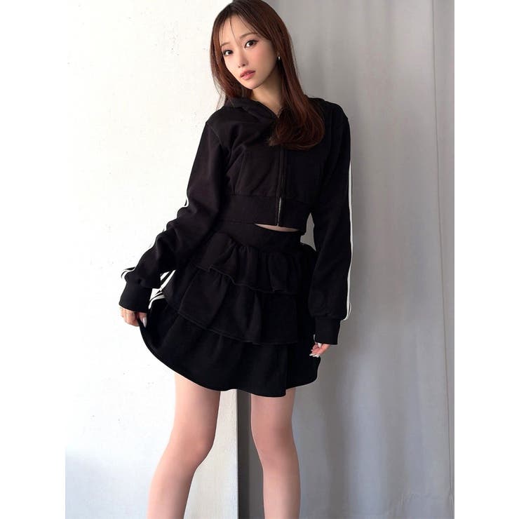 ボリュームフレアミニスカート【セットアップ着用可能】 | RESEXXY | 詳細画像4 