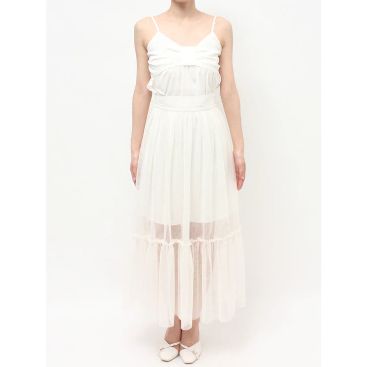 レイヤードチュールロングスカート | RESEXXY | 詳細画像18 