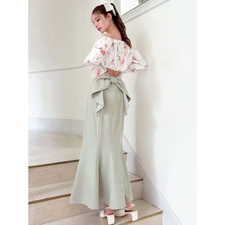 バックリボンマーメイドスカート | RESEXXY | 詳細画像5 