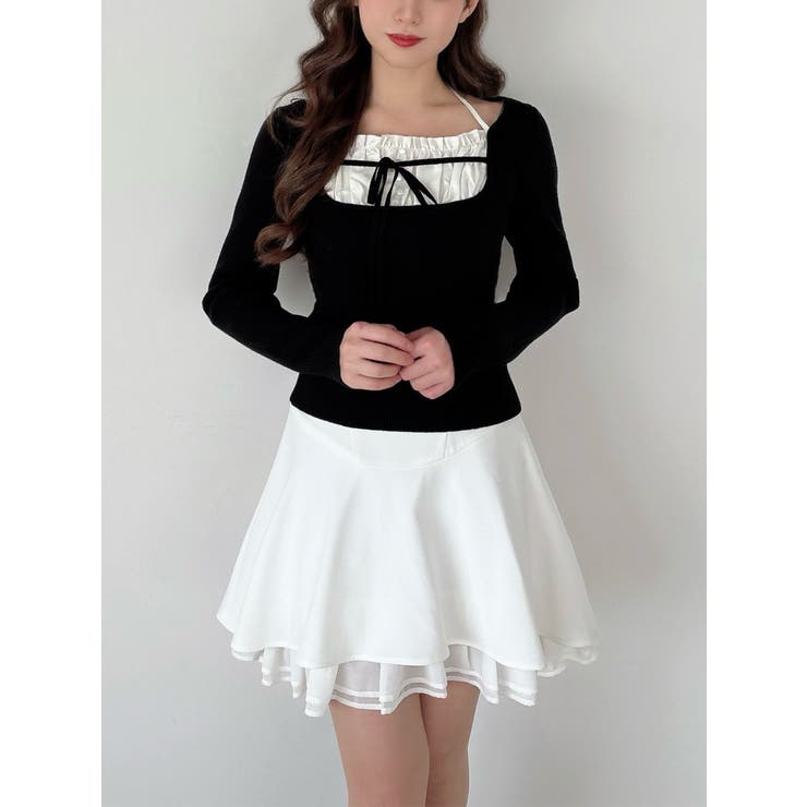 アシンメトリーフレアミニスカート | RESEXXY | 詳細画像16 