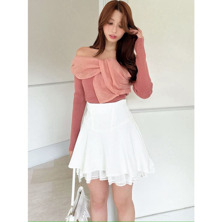 アシンメトリーフレアミニスカート | RESEXXY | 詳細画像5 