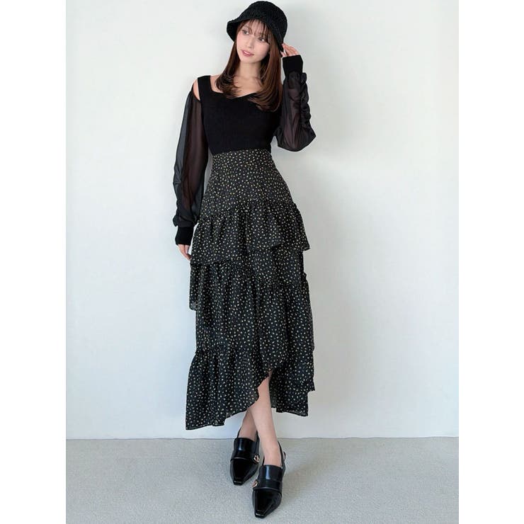 ランダムヘムフレアロングスカート | RESEXXY | 詳細画像14 