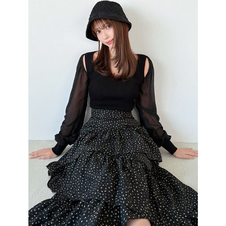 ランダムヘムフレアロングスカート | RESEXXY | 詳細画像15 