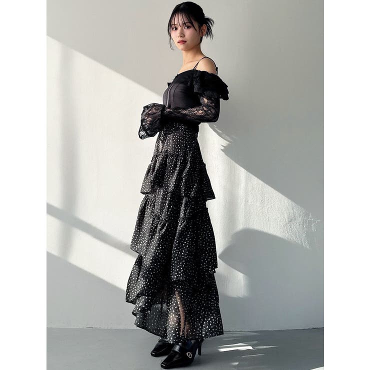 ランダムヘムフレアロングスカート | RESEXXY | 詳細画像3 