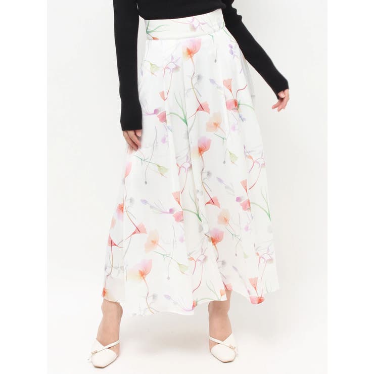 【memorif.】フラワーロングフレアスカート | RESEXXY | 詳細画像26 