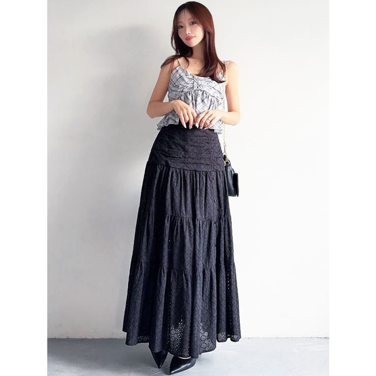 ティアードコットンロングスカート | RESEXXY | 詳細画像12 